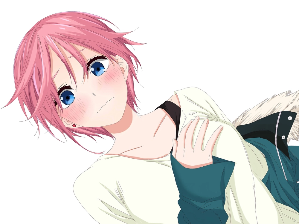 ảnh anime girl tóc hồng ichika nakano 
