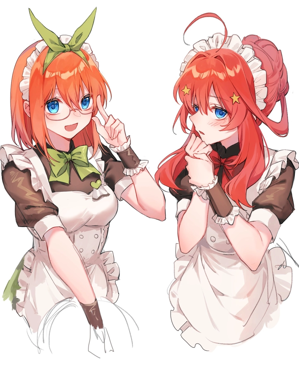 ảnh itsuki nakano x fuutarou cute 