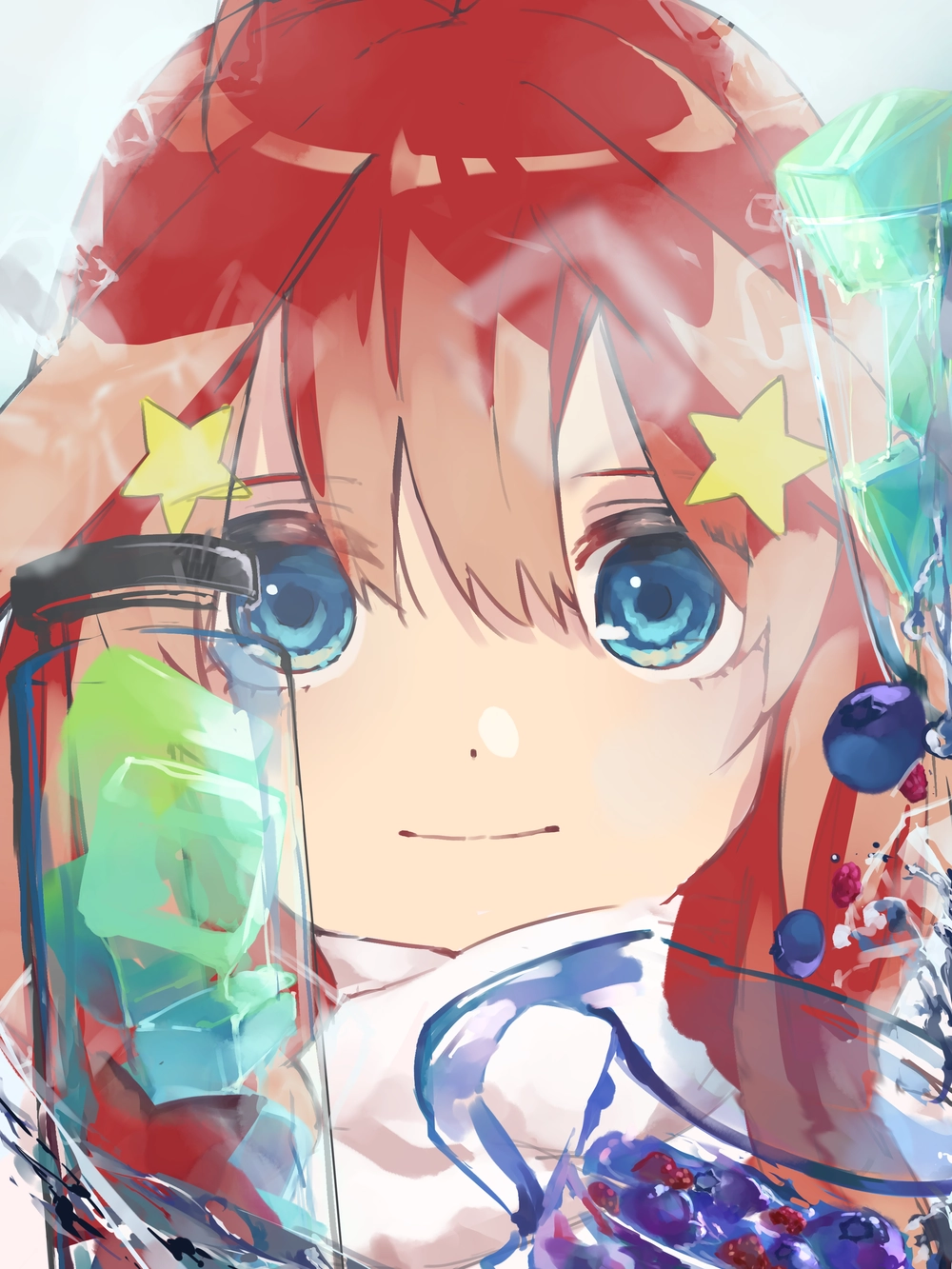 ảnh itsuki nakano chibi hoạt hình 