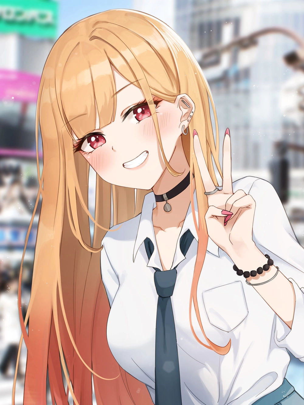 ảnh nền kitagawa marin anime đẹp 