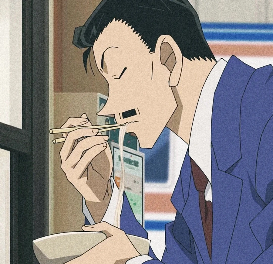 ảnh mōri kogoro phong cách cổ điển 