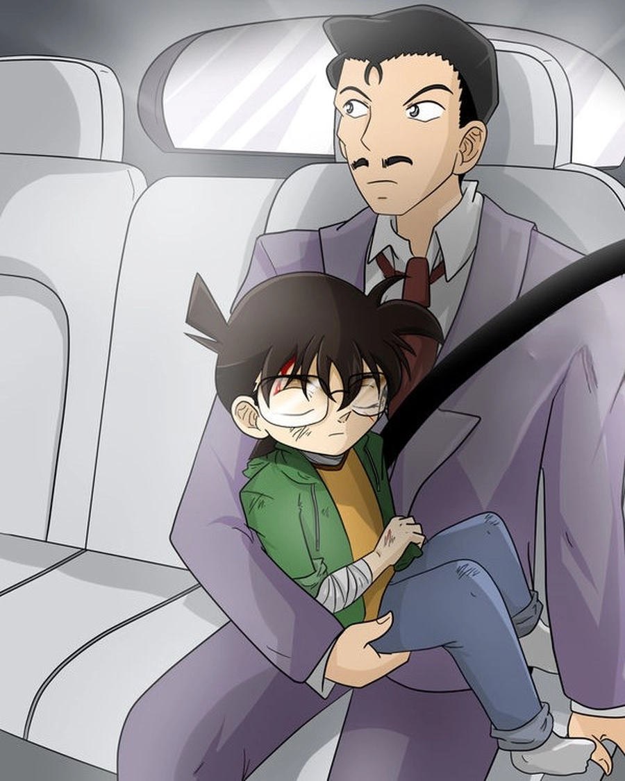 ảnh kogoro mori ngầu trong phim Conan 