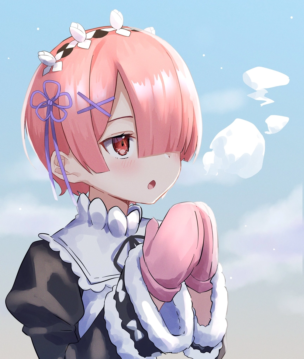 hình ram re zero dễ thương nhất 