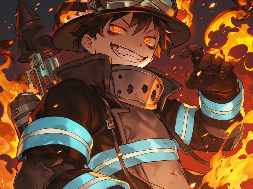 shinra fire force anime hình HD 