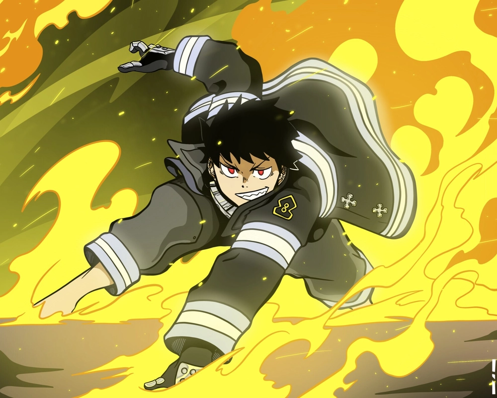 ảnh shinra fire force ngầu 