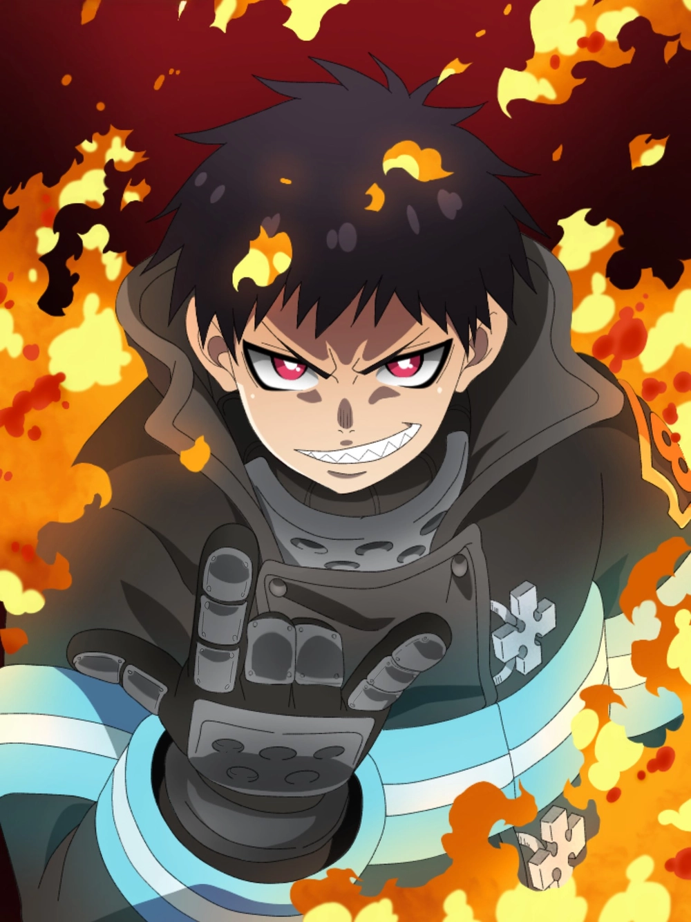 hình nhân vật fire force shinra 