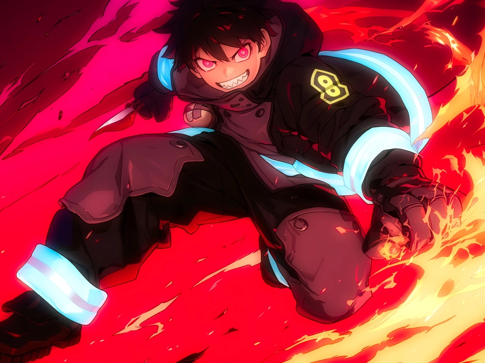 shinra fire force trong ảnh anime hành động 