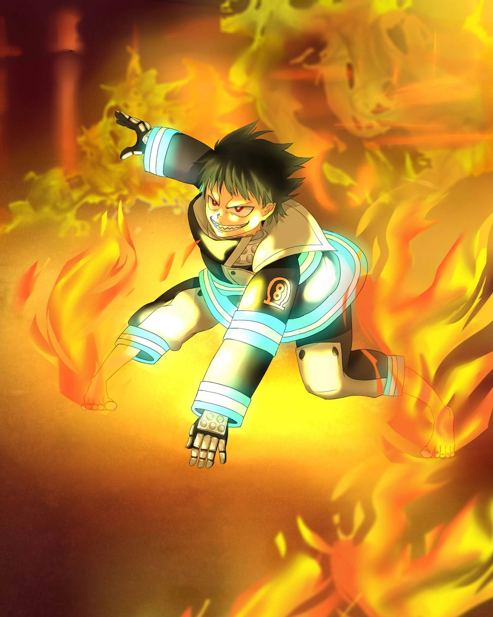 ảnh shinra fire force anime 