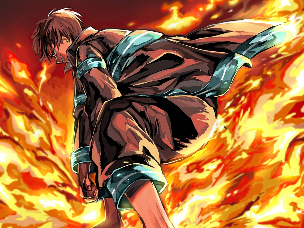 hình ảnh shinra fire force 