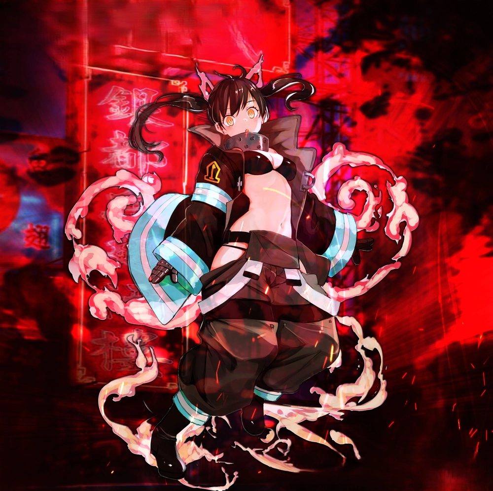 anime tamaki fire force ảnh siêu đẹp 4k 