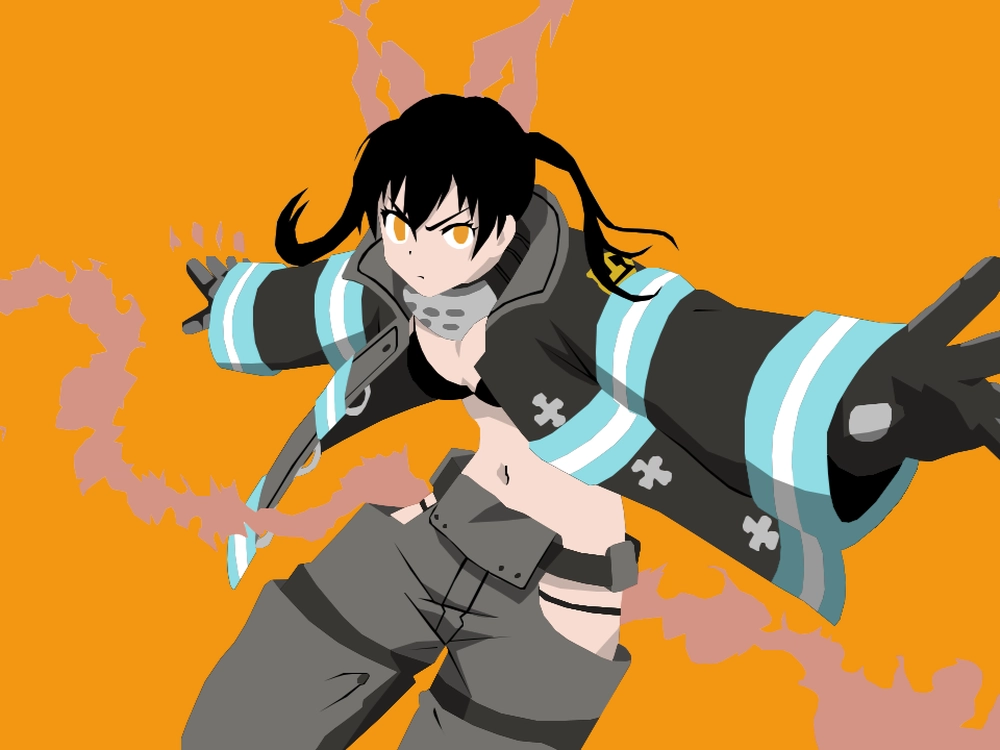 ảnh fire force tamaki kotatsu anime siêu đẹp 
