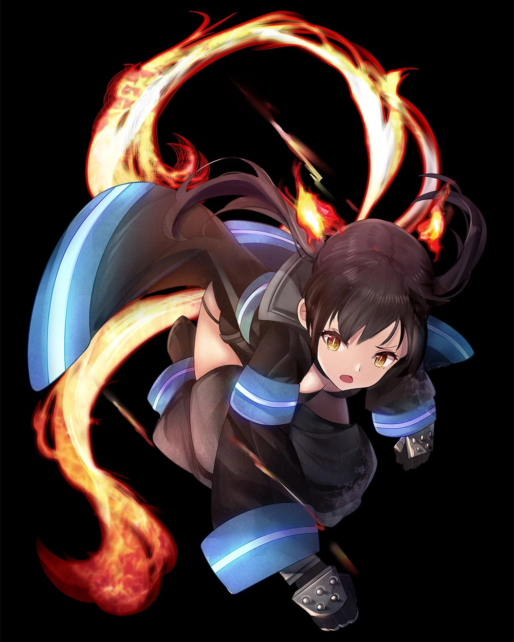 ảnh anime tamaki fire force cực bắt mắt 