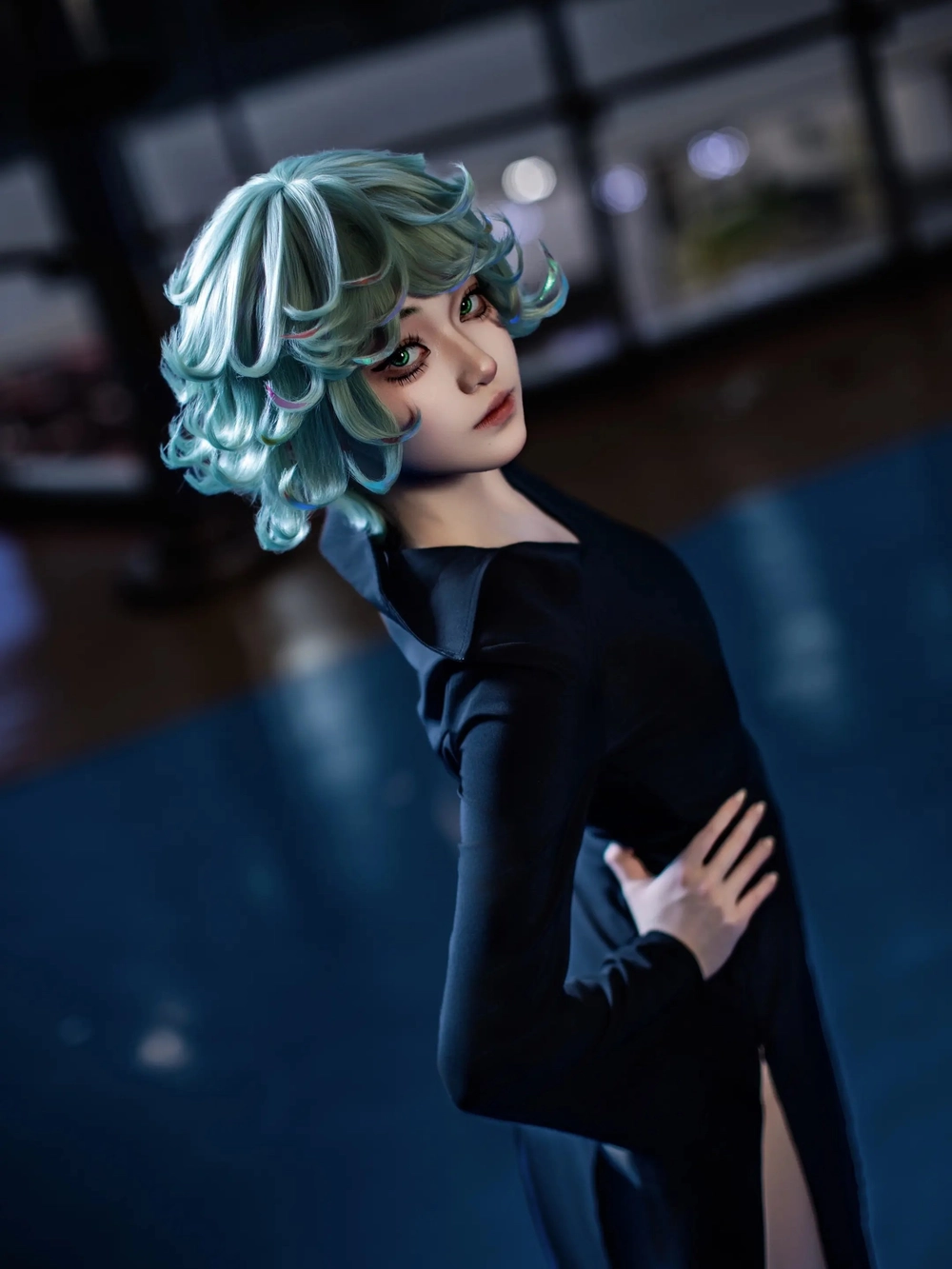 one punch man tatsumaki cosplay gái xinh 