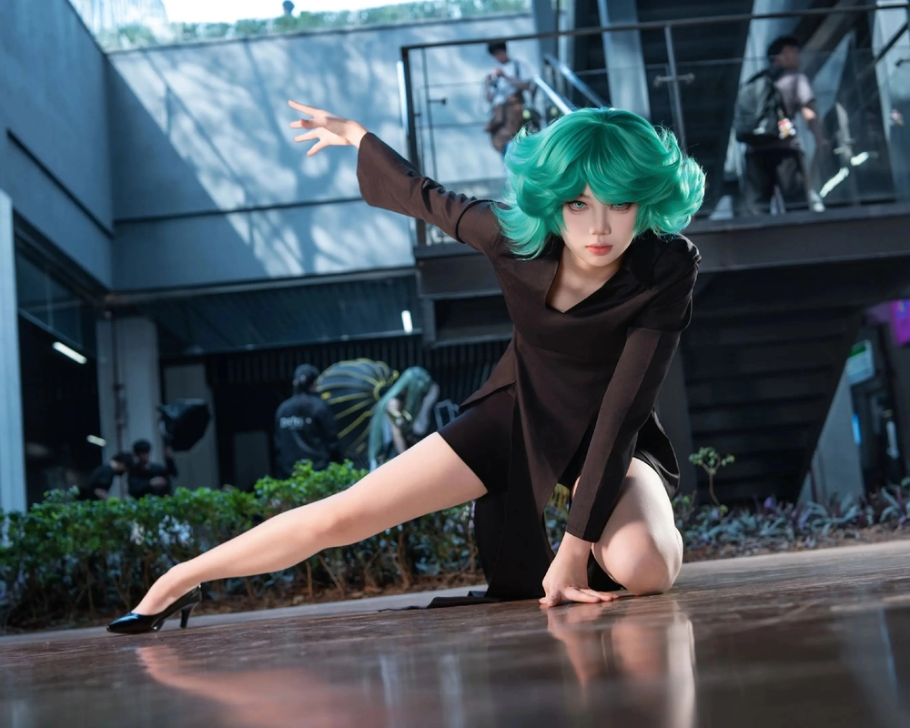 ảnh gái xinh tatsumaki cosplay 