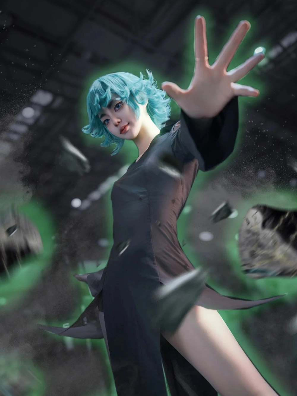 cosplay tatsumaki anime siêu thực 