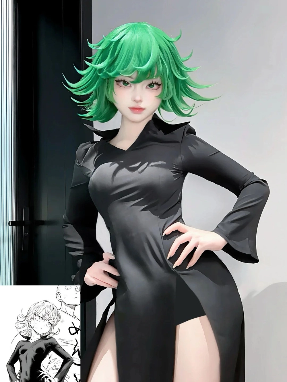 hình ảnh cosplay one punch man tatsumaki 