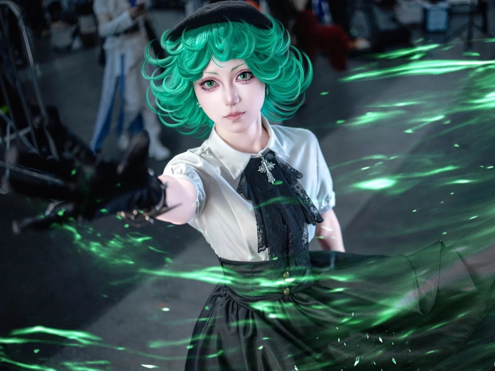 cosplay tatsumaki one punch man thần thái 