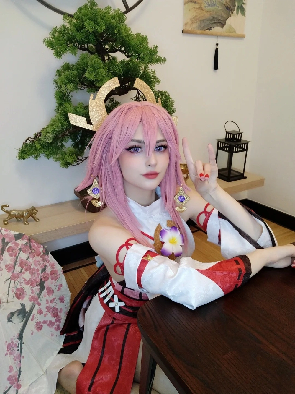 cosplay yae miko 5