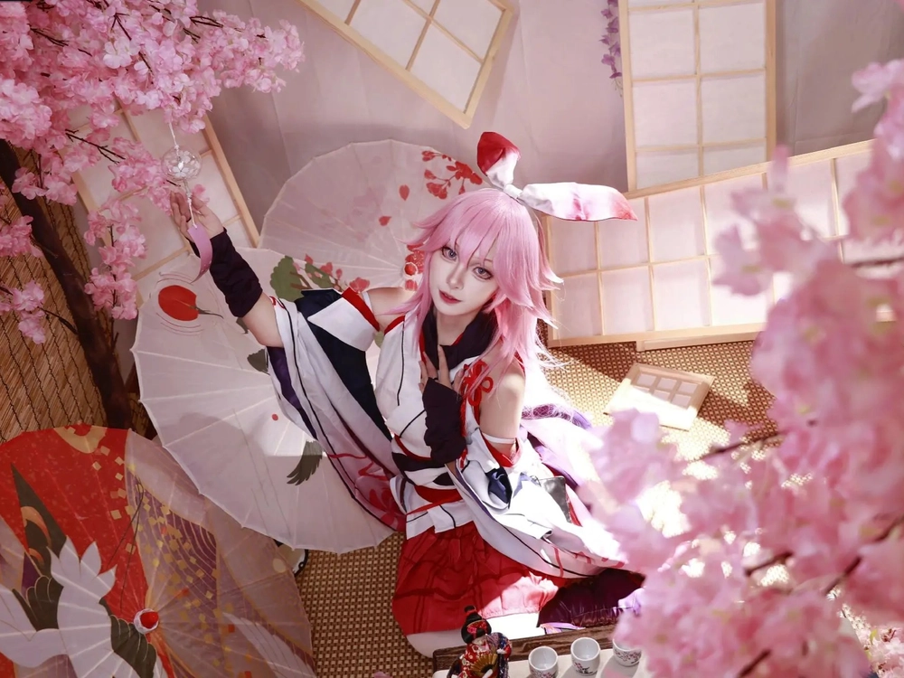 ảnh cosplay yae miko đỉnh cao 