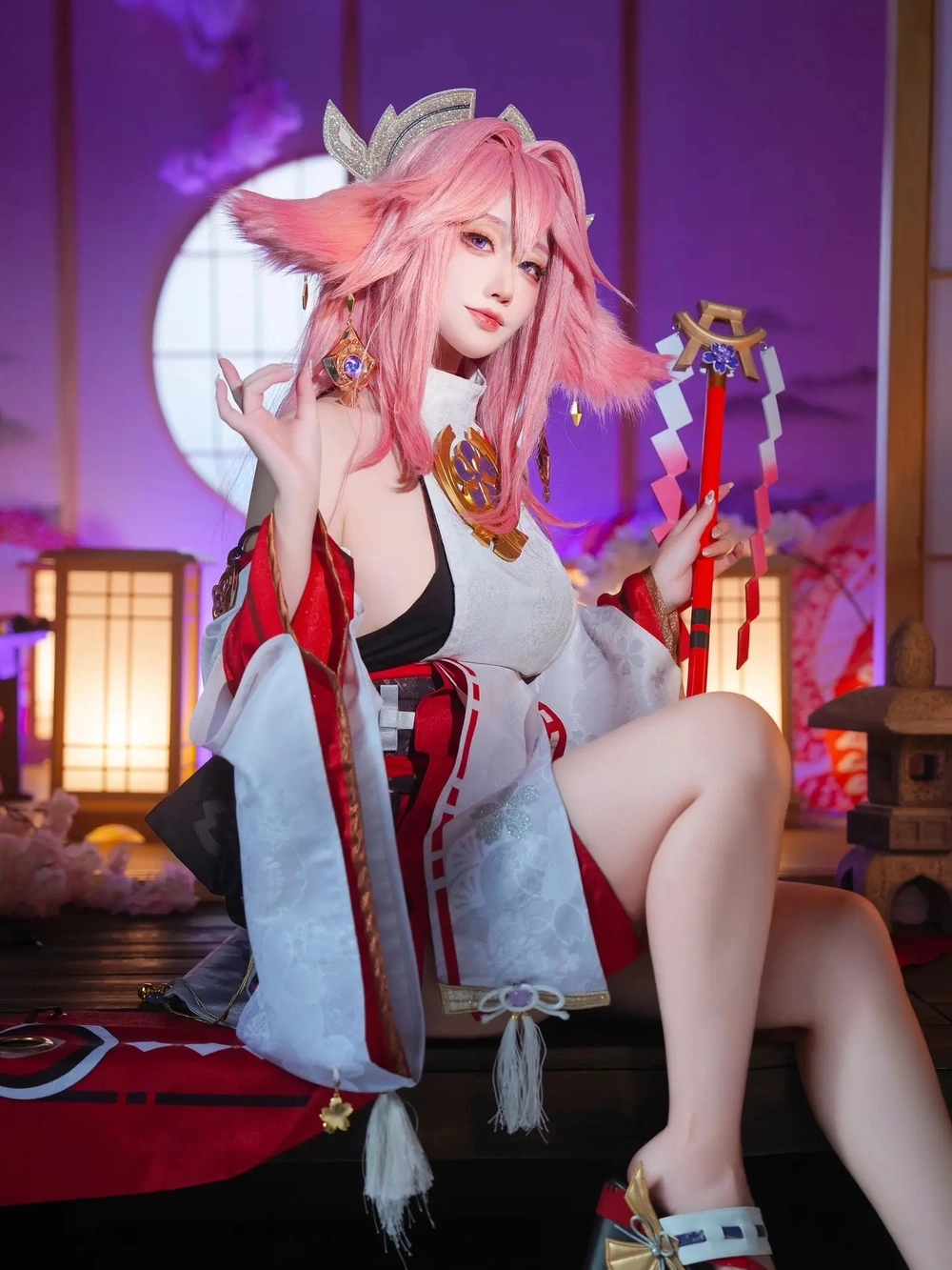 cosplay yae miko đẹp mê ly 