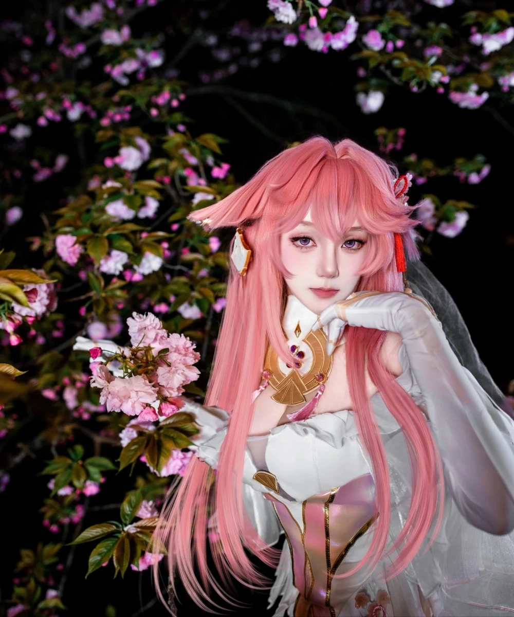 hình cosplay Yae Miko mang phong cách riêng
