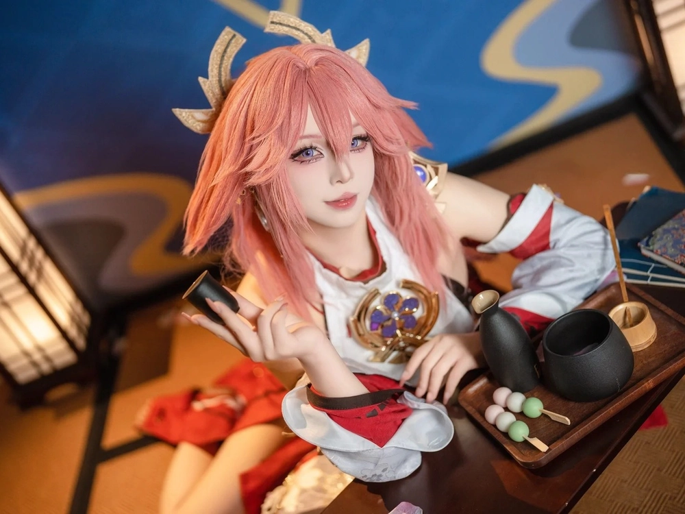 cosplay yae miko 6