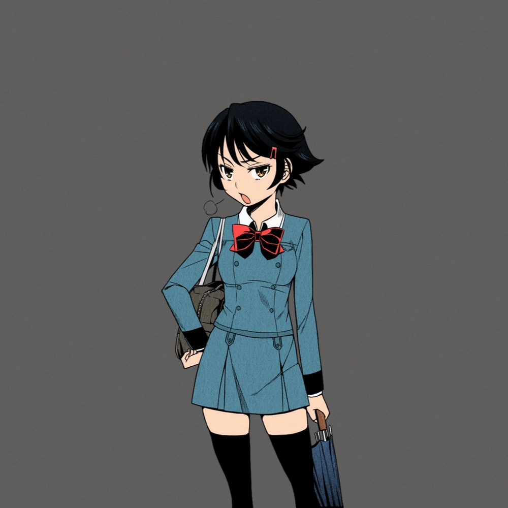 ảnh anime nữ tóc ngắn dễ thương đẹp mắt 