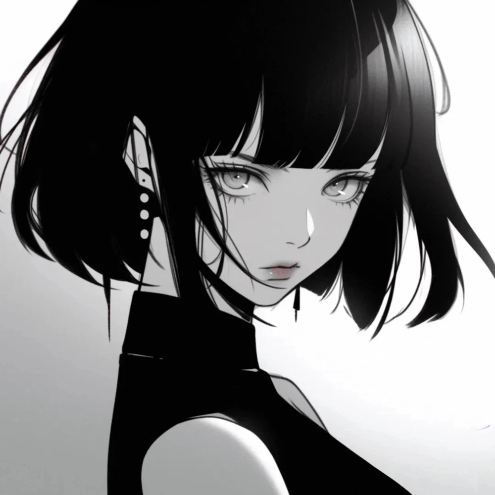 ảnh anime nữ lạnh lùng tóc ngắn đẹp cuốn hút 