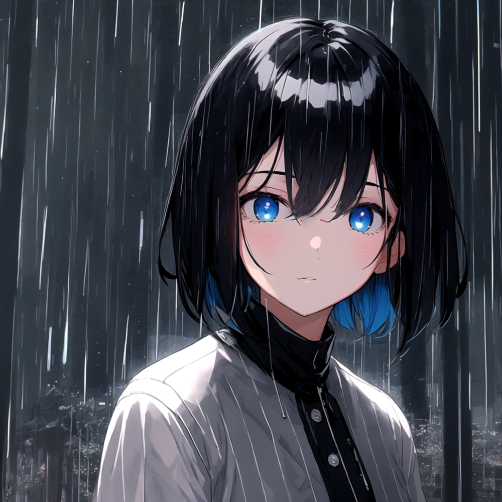 hình ảnh anime chibi tóc ngắn đáng yêu 
