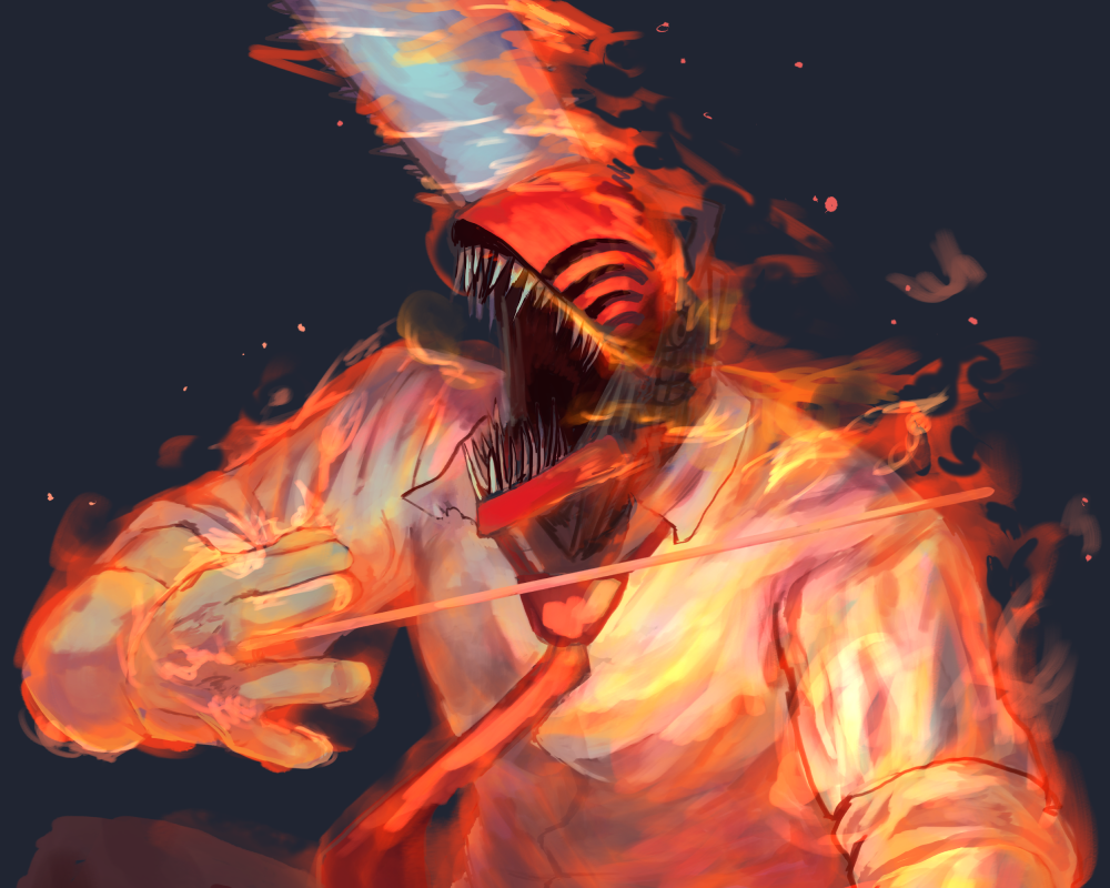 hình quái vật cưa máu lửa