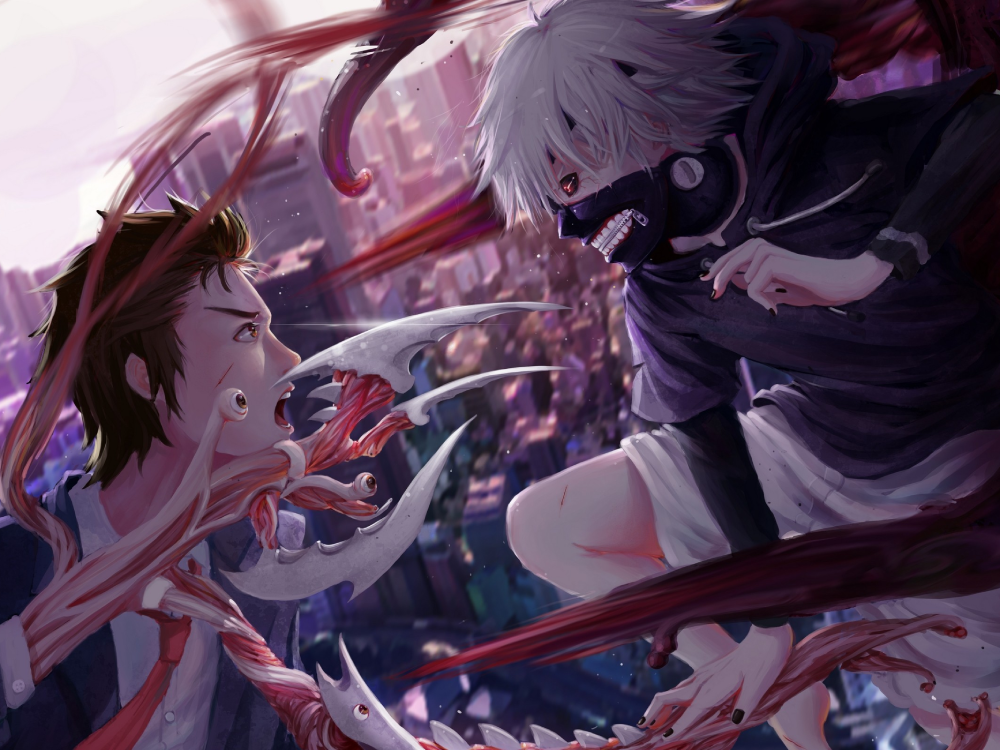 hình anime quái vật rùng rợn