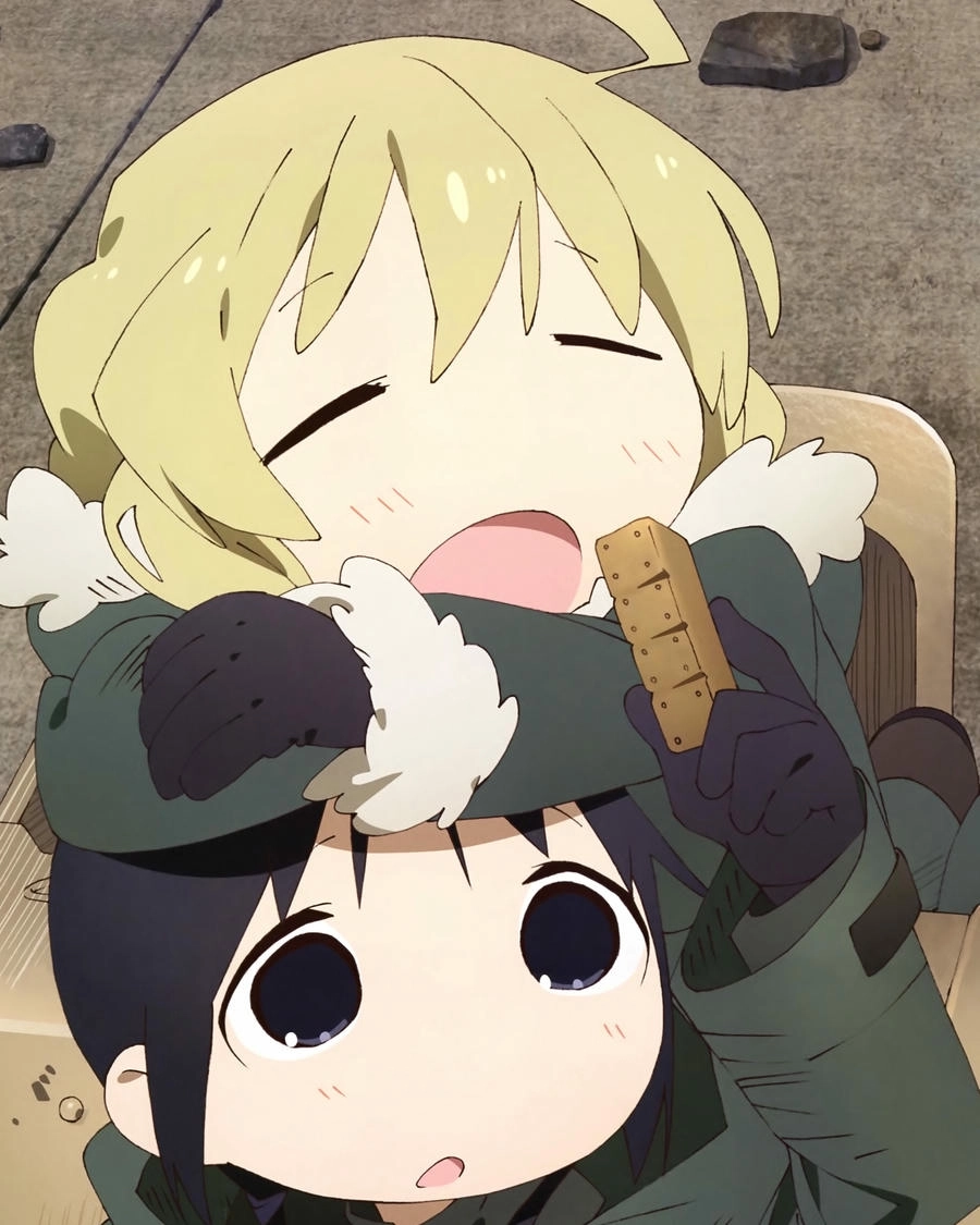 ảnh xoa đầu nhẹ nhàng phong cách anime 