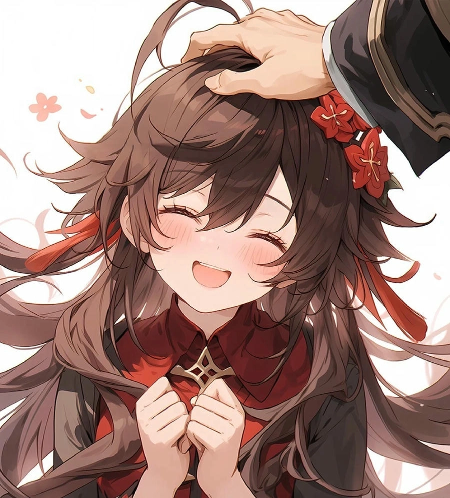 hình ảnh anime xoa đầu ngọt ngào 