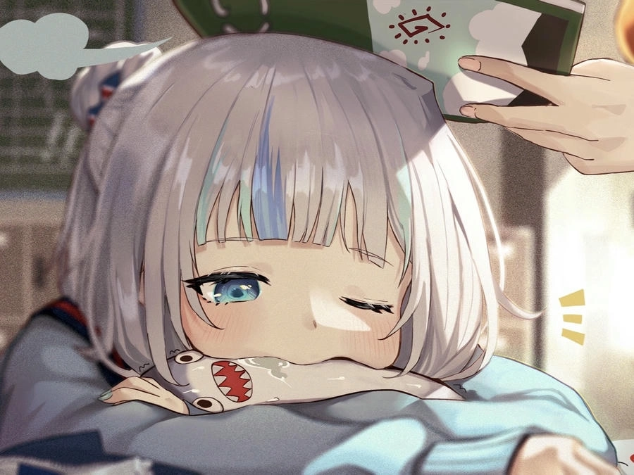 hình anime xoa đầu người yêu 