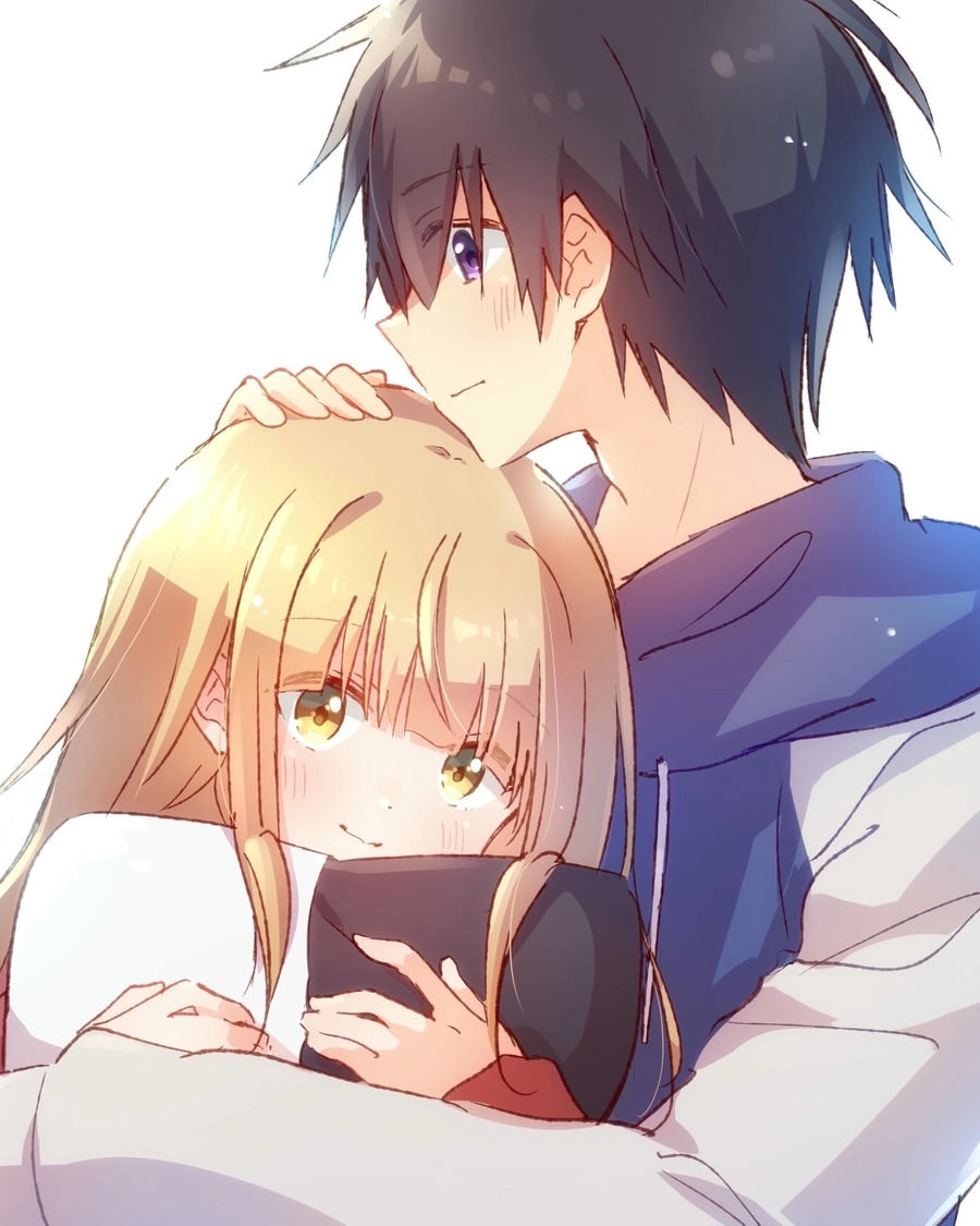 ảnh anime hành động xoa đầu cute 