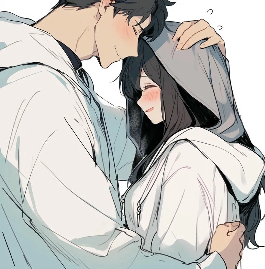 ảnh xoa đầu người yêu anime đẹp 