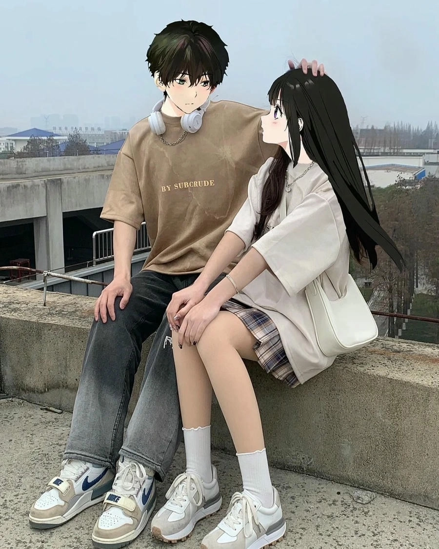 ảnh anime xoa đầu lãng mạn nhất 