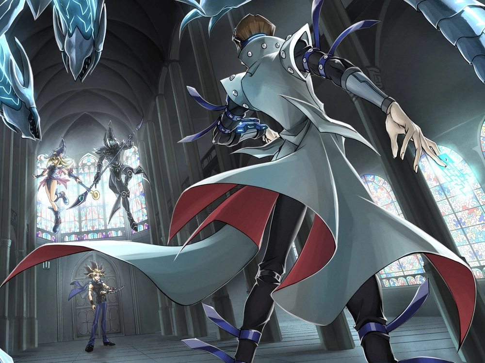 seto kaiba biểu cảm lạnh lùng