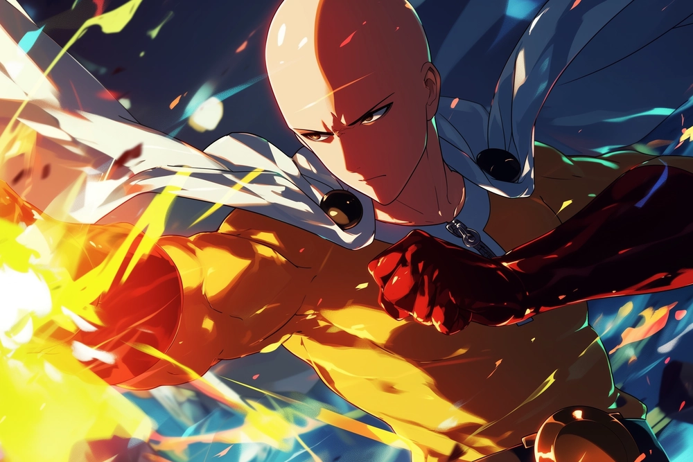 saitama one punch man đẹp 