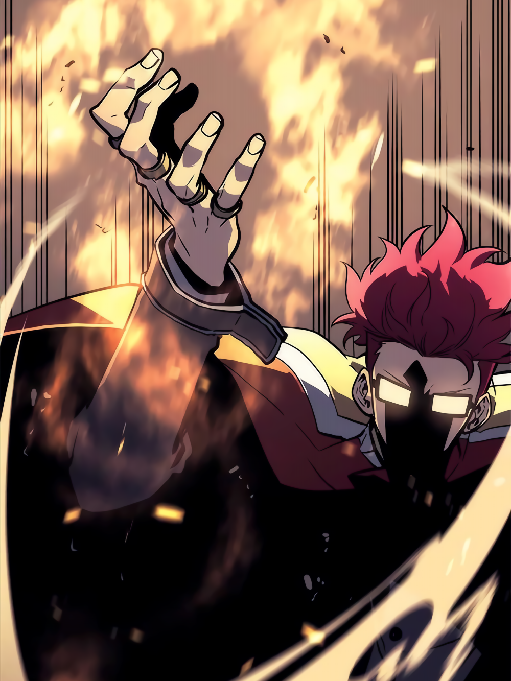 ảnh choi jong in solo leveling đang chiến đấu