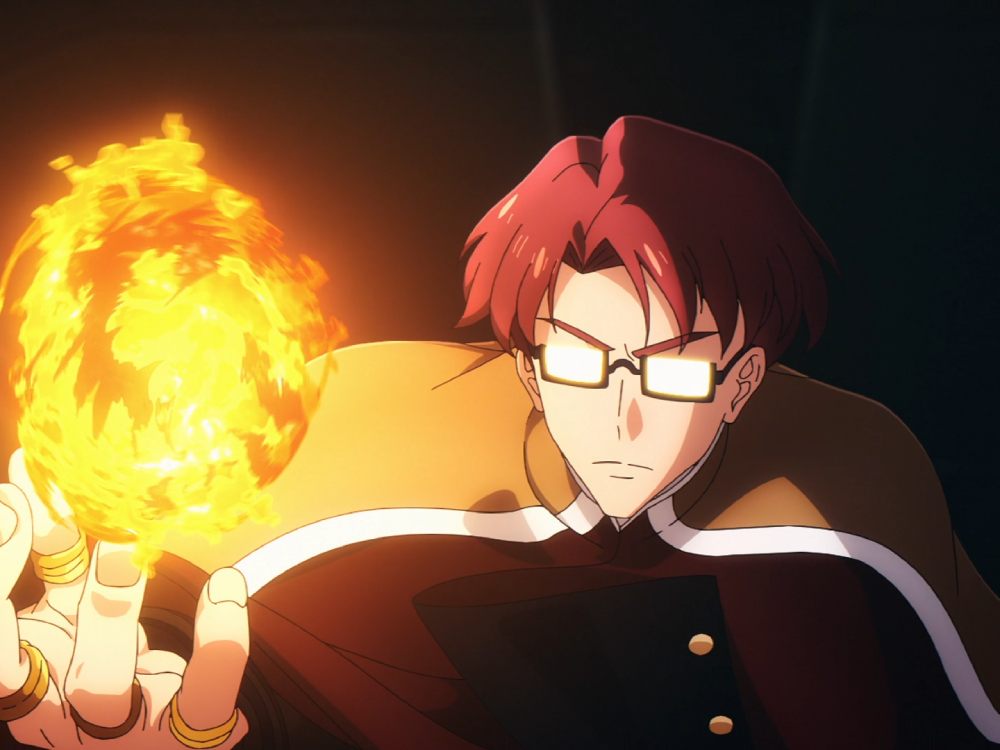 hình nền solo leveling choi jong in hiệu ứng lửa