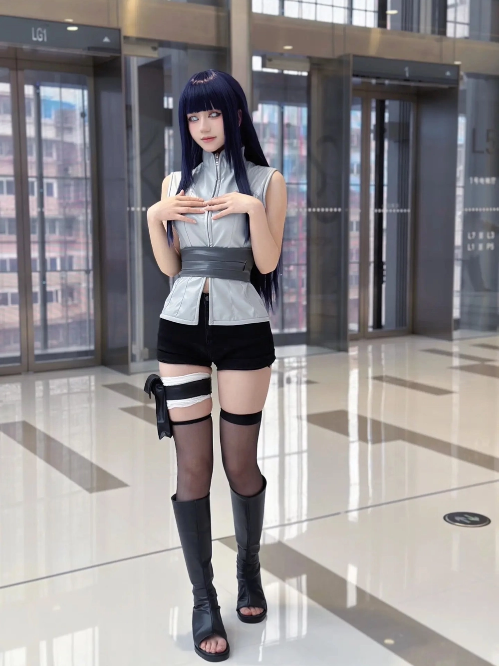 ảnh hinata hyuga cosplay dễ thương 