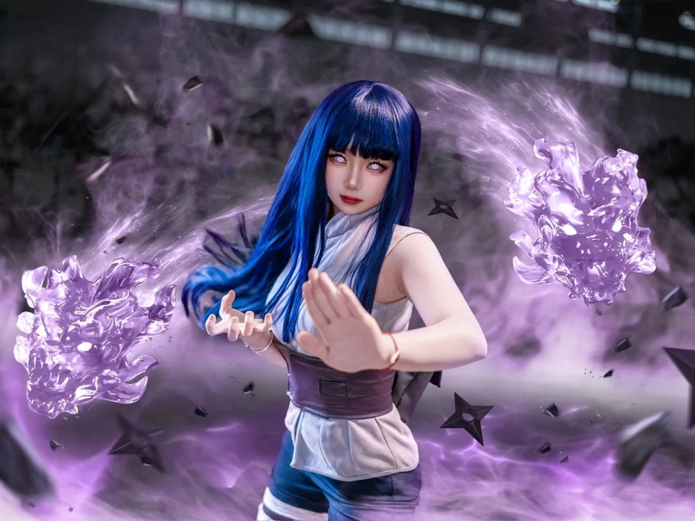 ảnh cosplay Hinata Hyuuga tạo hình ấn tượng 
