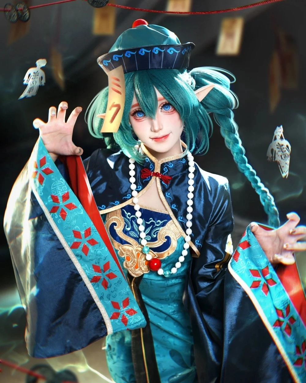 cosplay bé ma nữ tóc dài 