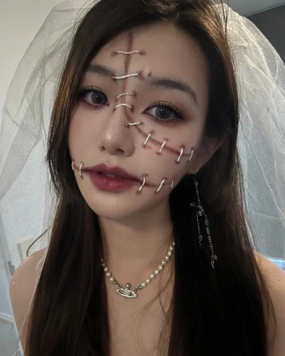 hình cosplay ma halloween cực chất 