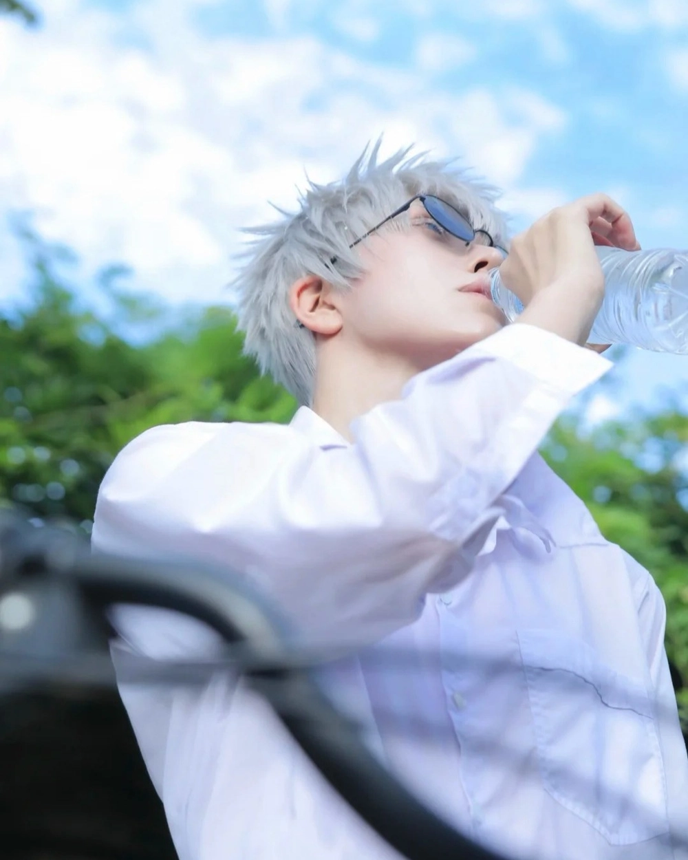 ảnh cosplay gojo satoru đẹp mắt 