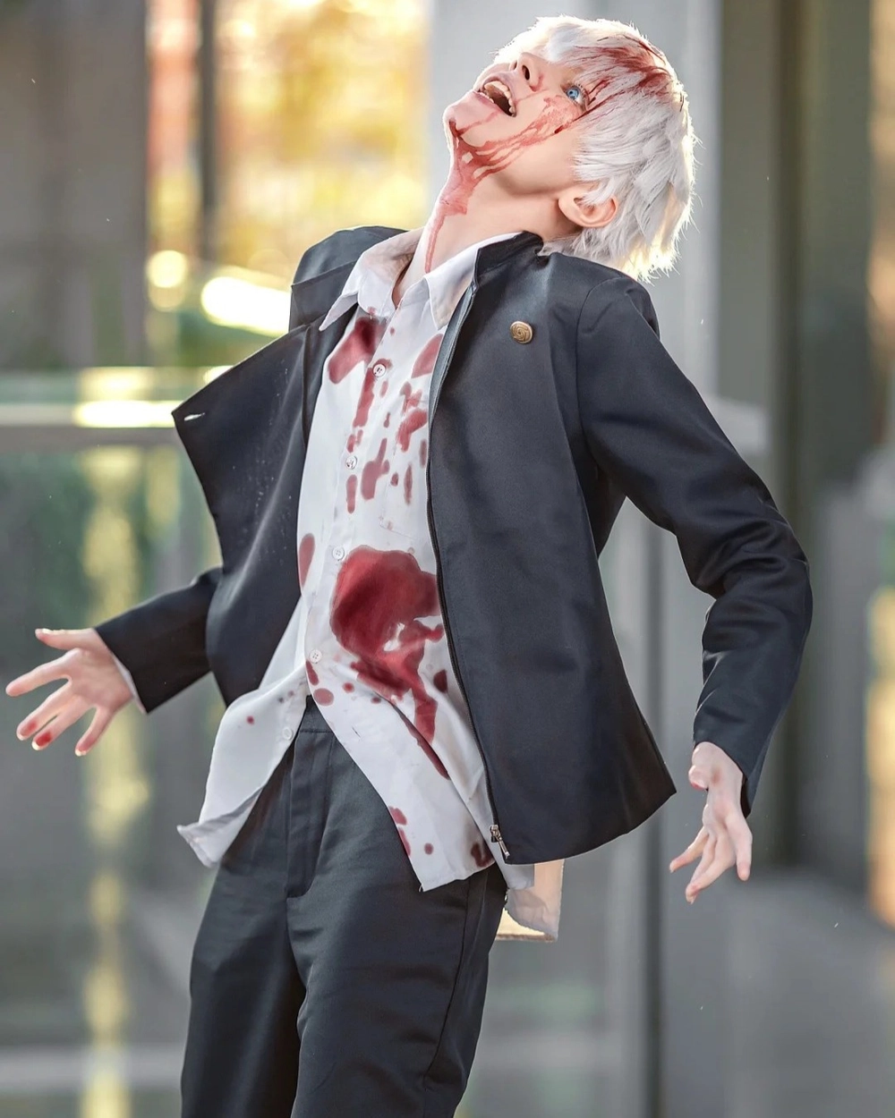 cosplay gojo satoru từ jujutsu kaisen 