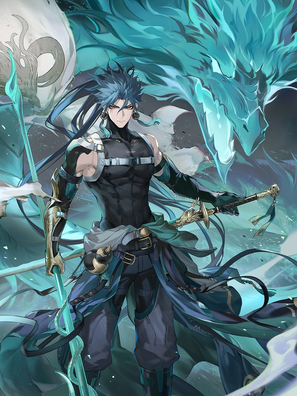 Ảnh Jiyan Wuwa art anime