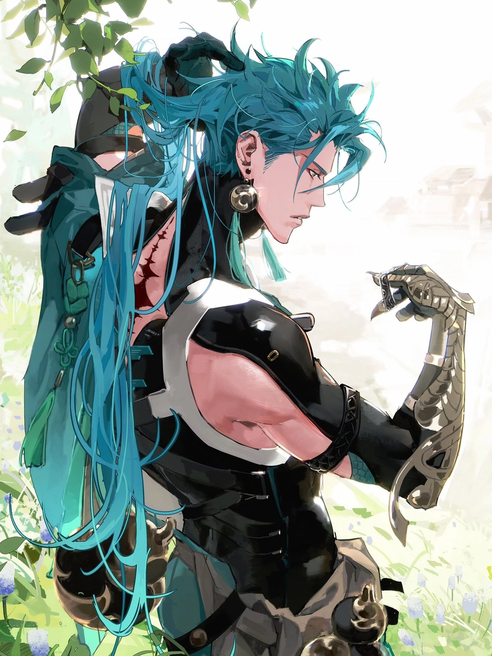 Hình Jiyan Wuwa art 4k Ảnh nền Jiyan Wuwa đẹp