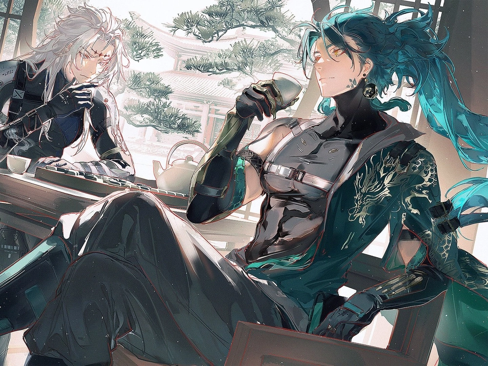 Hình nền Jiyan Wuwa sáng tạo